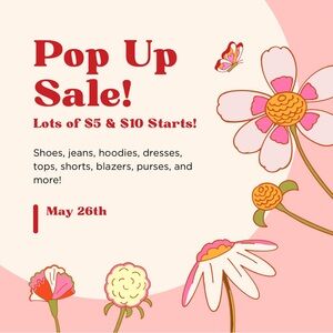 Pop Up Sale!